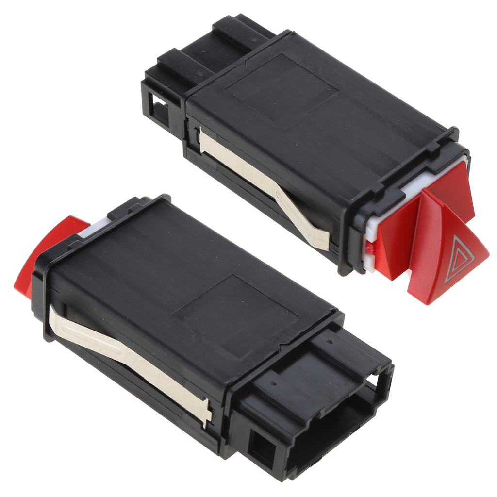 Compatible for 4B0941509C Car Hazard Light Warning Flash Button Switch Emergency Flasher Switch Turn Signal Relay