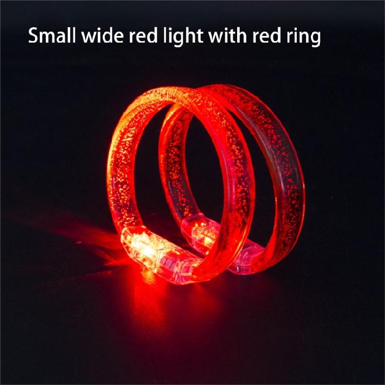 6pcs Colorful Light Up Party Glowing Bracelets Stylish Plastic LED Wristbands Birthday Party Wrist Bands Ornament