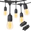 S14 Outdoor Waterproof LED Tent String Lights - High Brightness Pendant for Garden & Courtyard Decor