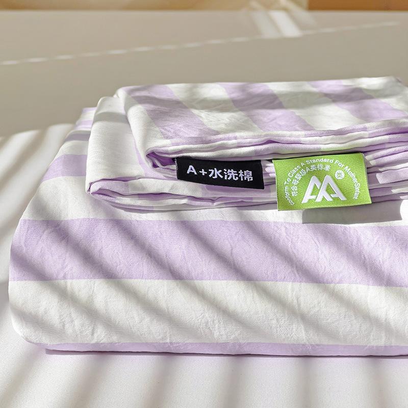 

Купить полосатую грязную простыню из стиранного хлопка поштучно, тонкое покрывало для весны и лета, оптовая продажа простыней для студенческого общежития. 48 * 74Cm pillowcase/pair