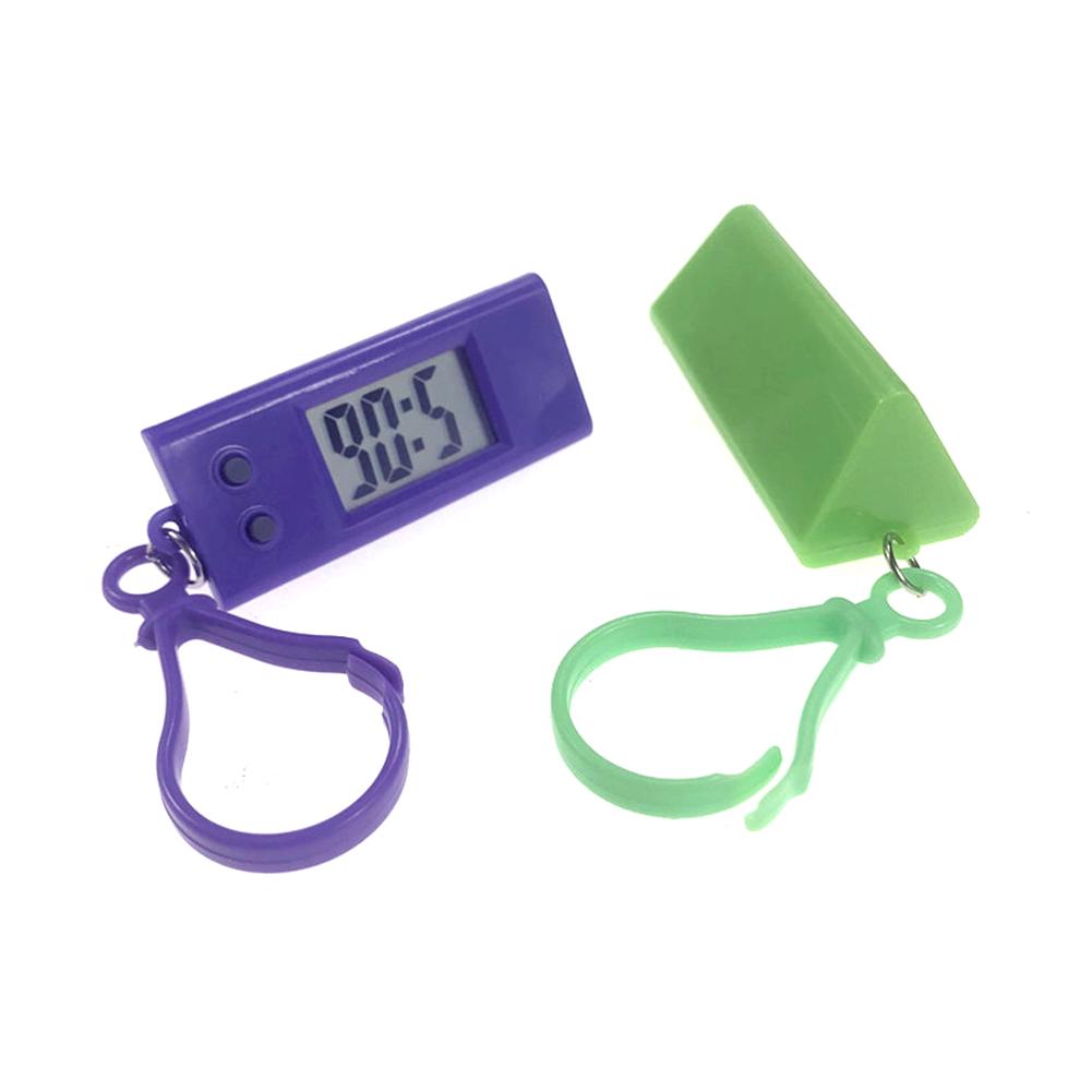 Mini LCD Digital Clock Bedroom Simple Small Electronic Watch Portable Old Man Big Word Table Student Exam Mute Desktop Clock