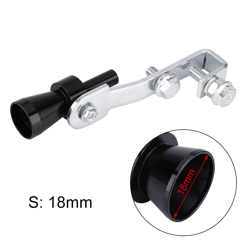 Black Car Turbo Sound Exhaust Whistle Muffler Auto Blow off Valve Simulator S