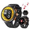 Cubot Ceas inteligent Beatbox Bluetooth 5.4 Ceas inteligent Sport cu Muzică Offline, Ecran de 1,65'', Impermeabil 10M, Design Sportiv pentru Bărbați
