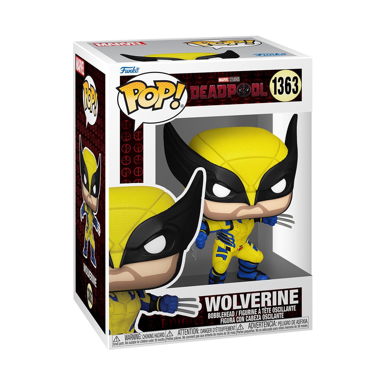 

Wolverine Marvel Deadpool Figure Funko Deadpool 3 Season 2 DEADPOOL AND WOLVERINE Marvel Funko Pop!