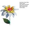 Metal Blomsterhavepæl Vejrbestandig Udendørs Have Græsplæne Terrasse Sti Realistisk Jern Blomsterpæl Dekoration Ornament