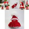Quality Pet Xmas Clothes Pajamas Dog Jumpsuit Cat Sweater Coat Jacket**