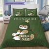 Floral Paws Collection Custom Name Pattern Bedding Quilt Set Quilt Cover Pillowcase Home Birthday Gift(1 * duvet cover + 2 * pillowcase, without core)