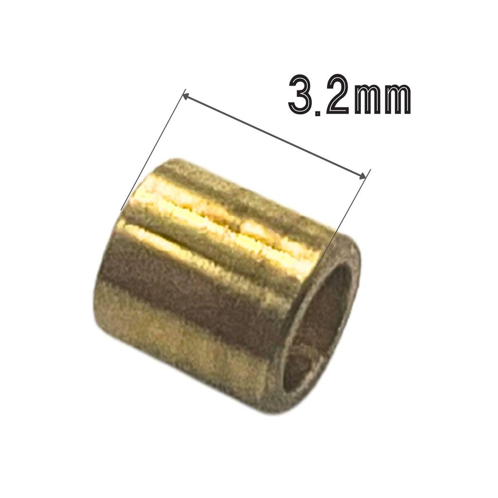 TAGATORON Brass Spacer for Slide For streamlining slide damper Damper, 3.2mm, 10-pack. manufacturing.