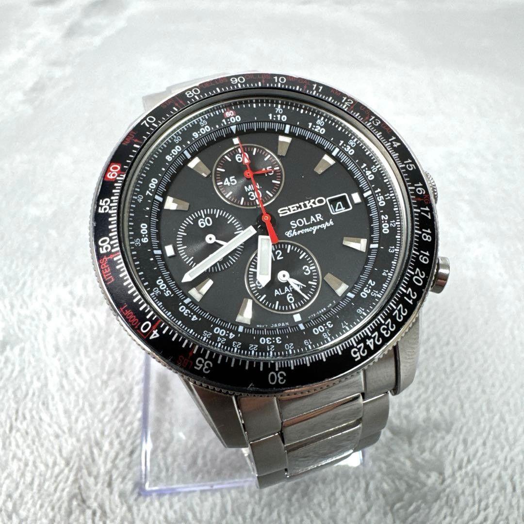 A02 SEIKO Prospex v172-0ac0 Chronograph Solar