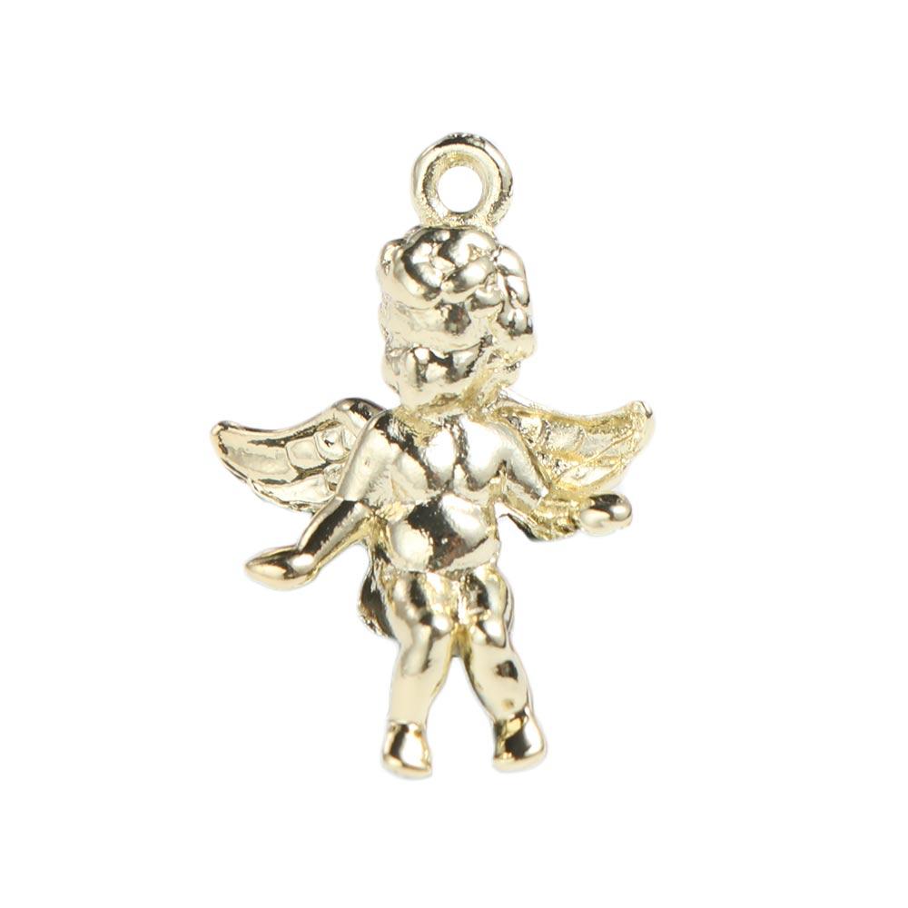 2Pcs/set Zinc Zinc Zinc Alloy Cupid Single Pendant Mini DIY Cupid Necklace Accessories  Jewelry Makings