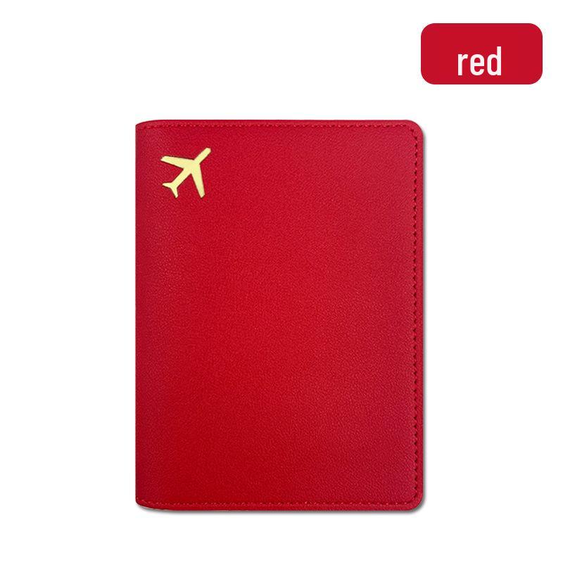 

Customizable Multi-Color PU Leather Passport Holder with Thickened Design