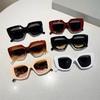 Vintage Brand Designer Polygon Sunglasses Women For Men  Luxury Fashion Sun Glasses Trendy Punk Ladies Orange Big Shades