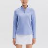 DECATHLON ARTENGO Soft, Lightweight Warm Long Sleeve Tennis Jersey Women's Light Lavender Purple
