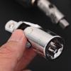 1/3pcs Chrome Vanadium Universal Joint 1/4" 3/8" 1/2" Extension Bar Socket Wrench Removal Tools Accessories Car Repair Tools