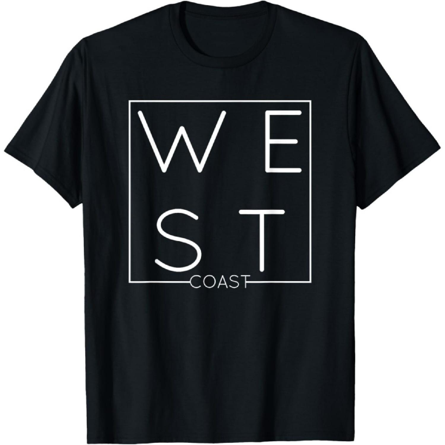 

West Coast Design - The Best Coast T-Shirt XXXXXL чорний