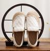 Original Spring and Summer Bag Head Slippers Women's Single Shoes Breathable Linen Grass Weaving Office Half Drag New Literary Linen Shoes