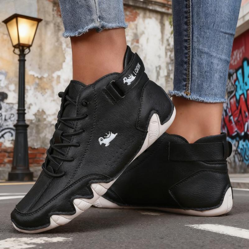 Damen Rosa Slipper Synthetisches Leder Weiche Sohle Komfort Hochwertiger Freizeitschuh Rutschfest Fashio Atmungsaktive Sneaker für Damen