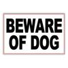 Bite Alert Keep Out Security Sign - Heavy-Duty Steel "Beware Of Dog Guard Dog On Duty" Outdoor Safety Marker