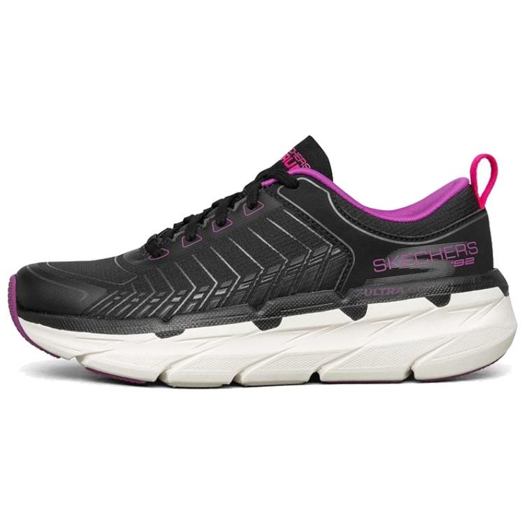 (WMNS) Skechers Max Cushioning Premier Sports Shoes Black/White/Purple Women s 128133-BKPR EU 36