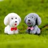 Decorations Dog Teddy Cutely Resin Miniatures Ornaments Toys Landscape Bedroom Animal Making Creatively Home Garden