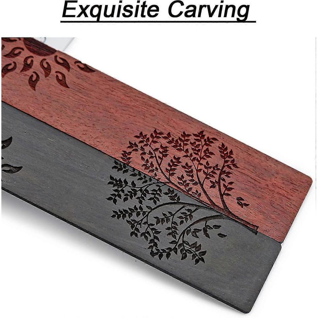2 Pcs Wood Bookmark, Unique Bookmarks Gift for Men Women, Book Marks Accessories (Sun and Tree)