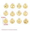 18k Gold Zodiac Pendants for DIY Luxury Jewelry - Small Accessories for Bracelets & Necklaces