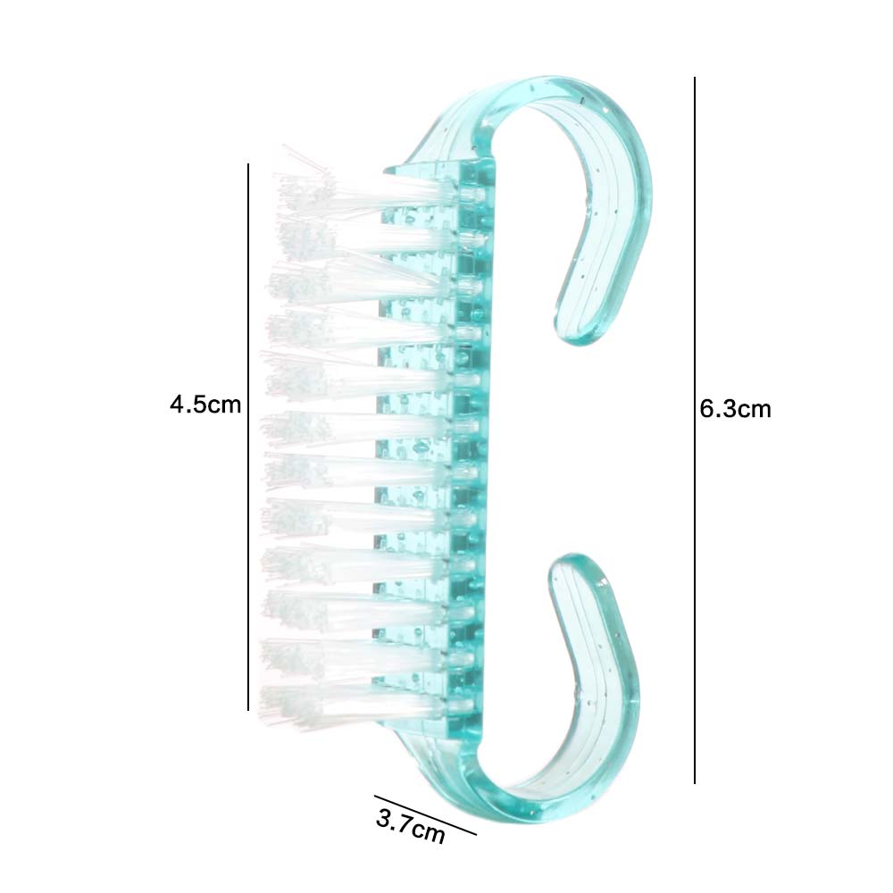4PCS/SET Soft Bristles Nail Cleaner Dedusting Acrylic Nail Brush Tools Pedicure Brush Dust Removal