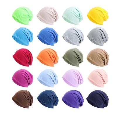 Unisex Beanie Hat  Autumn Winter Elastic Hat Outdoor Sport Headscarf Hip Hop Baseball Tennis Sport Running Accessories