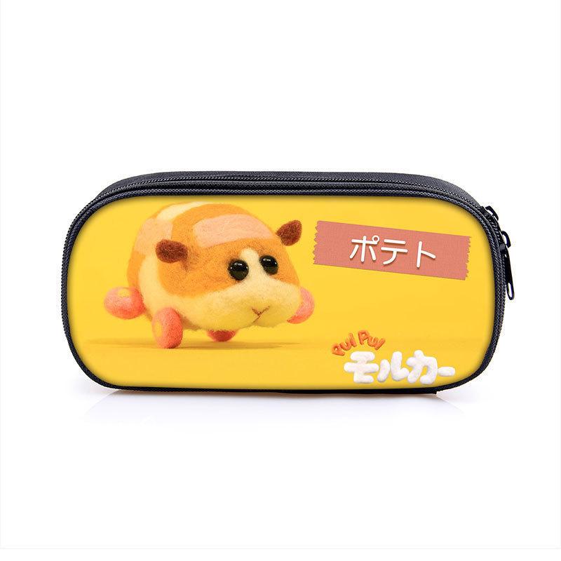 Pui Pui Kids Pencil Case With Nylon Material For School And Travel
