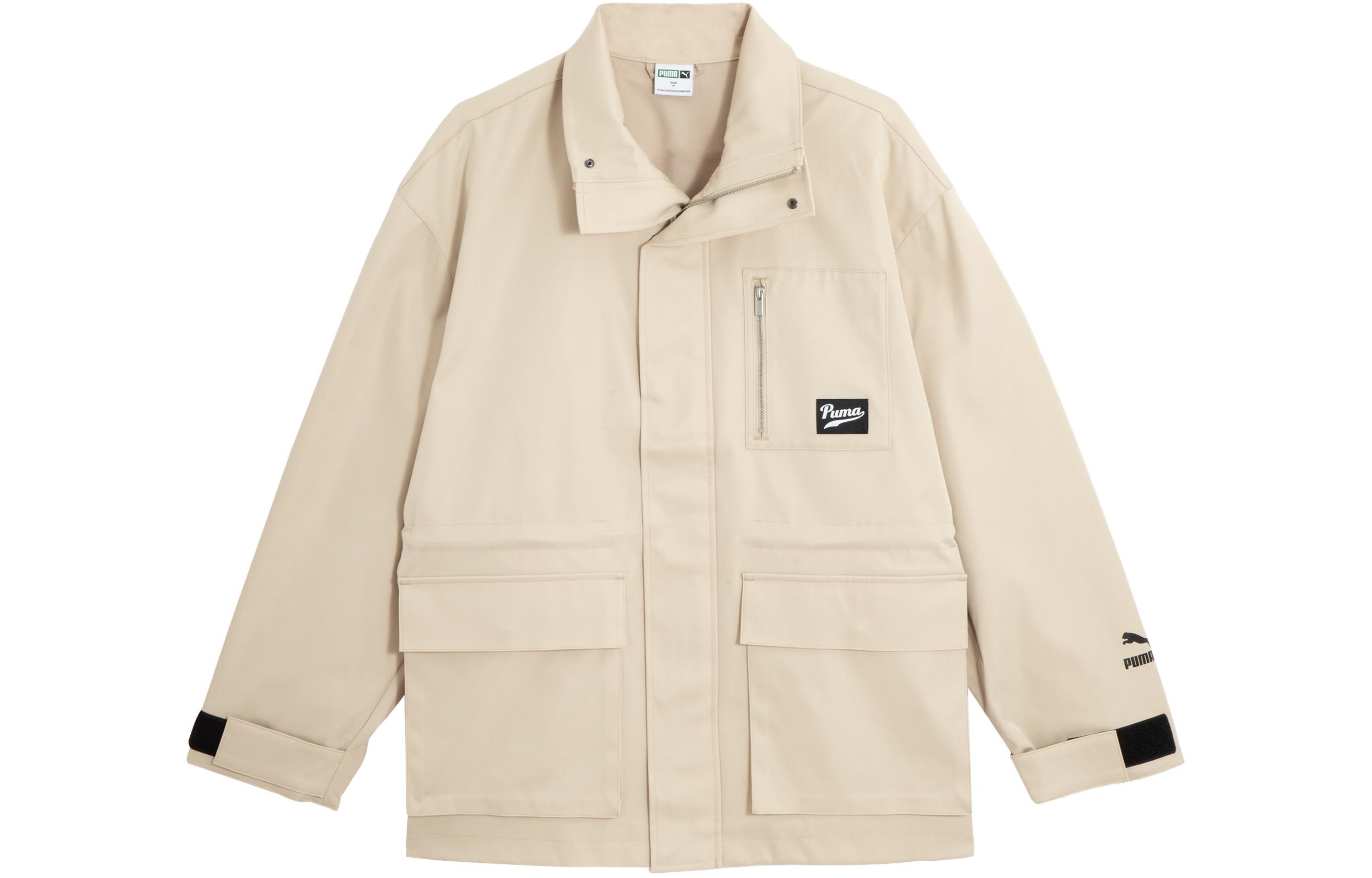 PUMA Jackets Men s Ecru Lapel Moderate 621663-88 L
