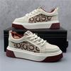 Fashion Luxury Designer Britain Men's Lace Up Color-blocked Thick Bottom Causal Board Shoes Flats Moccasins Male Walking Sneakers