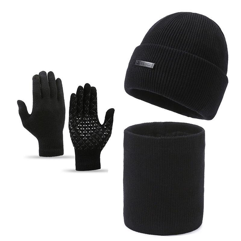 Комплект из трех предметов: шерстяная шапка с воротником и рукавами — фото 13