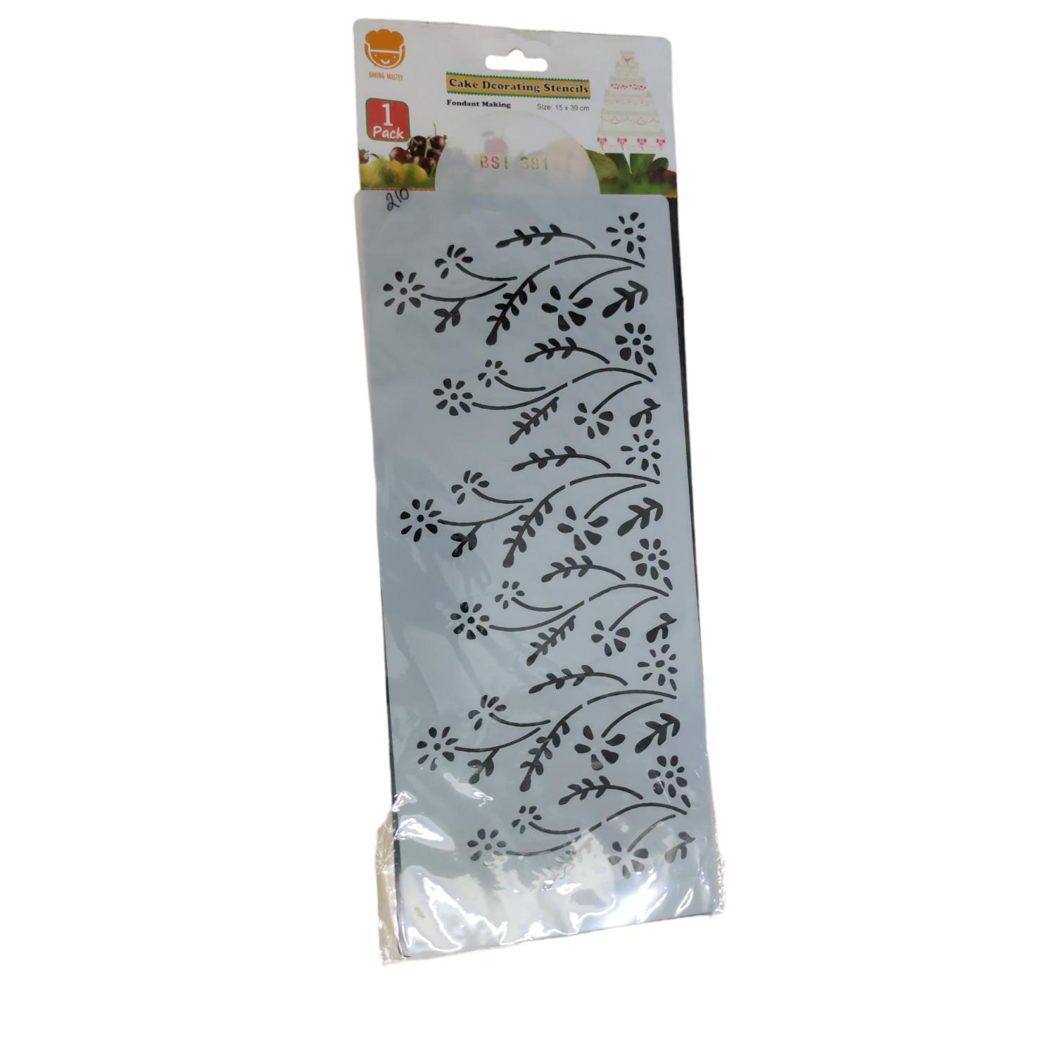 

@ Plastic Stencil For Cake Decorating Flower Design h316 Zr564-60%Off