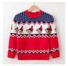 Christmas Boys Girls Sweater Party Pullover Cotton Clothes Kids Autumn Winter Knitwear Top