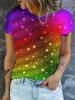 3D Gedrucktes T-Shirt Für Damen Oversized T-Shirts Tops Sommer Neue Harajuku T-Shirts Y2k Tops Lockere Kurzarm Pullover Kleidung