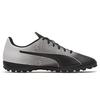 Puma Spirit Ii TT Lace-Up Textured Low-Top Sports Football Shoes Men Football Shoes Black Gray 105523-10