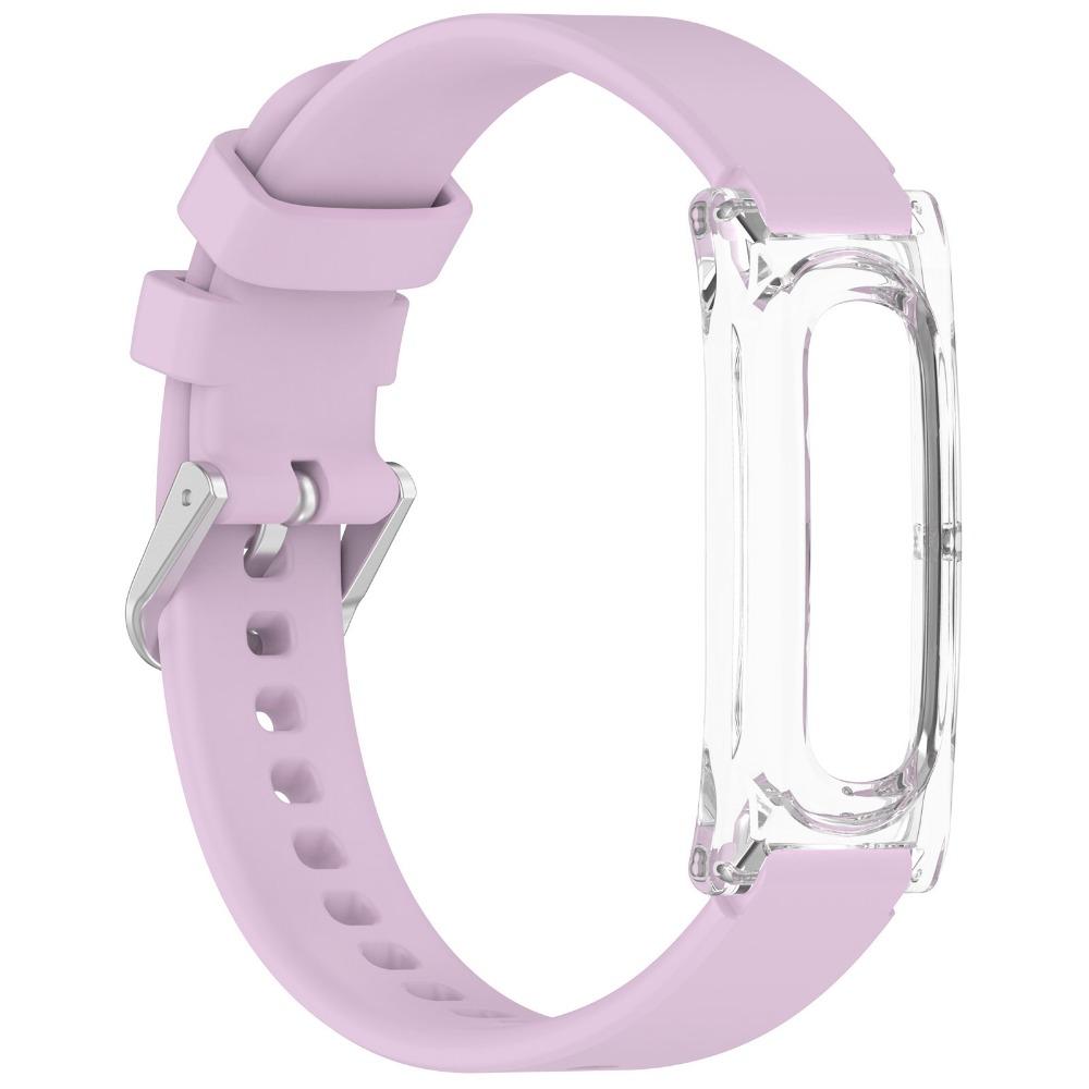 Bracelet de montre de remplacement en silicone, bracelet réglable et respirant, boîtier transparent pour Google Fitbit Air