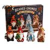 Kit de Matériel DIY Pour Débutants Gnome Perlé 3D Broderie de Perles Minuscules 4 Pièces Lutins Artisanat de Perlage Art Artisanat Mignon Cadeau Fait Main pour & Artisanat