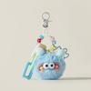 Fluffy Soot Ball Keychain Plush Toy Hanging Ornament for Car Keys Backpack Purse Cute Doll Accessory for Girls