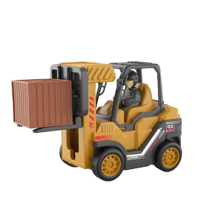 Vehicle Childrens Construction Inertia Toy Car With Container Accessories