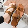 Fashion Slippers for Men 2025Summer New Casual Beach Slipper Open-toe Pinch Toe Sandal Outdoor Comfort Men Flat Slippers Chanclas Hombre