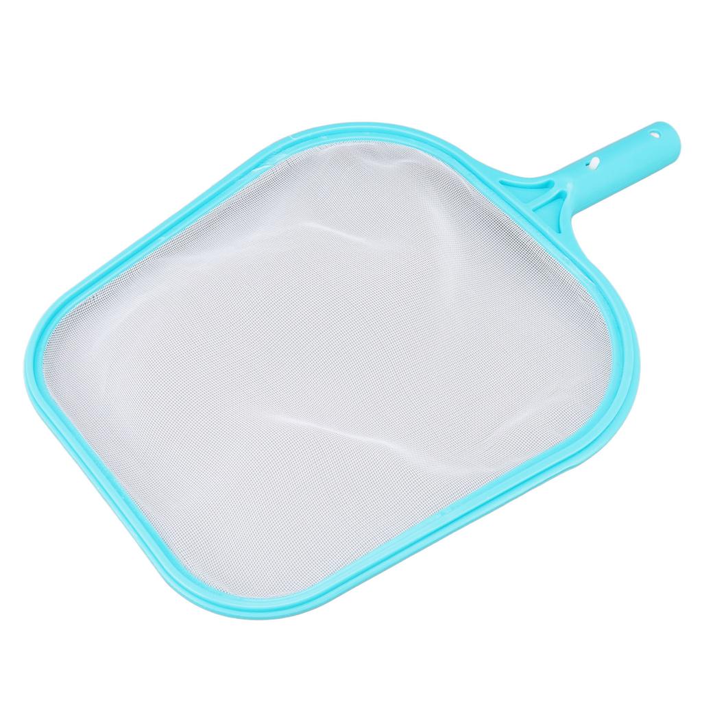 Pool Net Cyan Quick Cleaning Plastic Structure Nylon Material Pool Skimmer Leaf Net for Hot Tubs Fountains