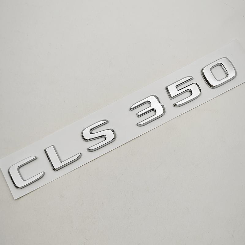 3D ABS Car Sticker Logo CLS260 CLS300 CLS400 Rear Trunk Letter Badge Emblem For Mercedes Benz CLS Series CLS350 CLS500 Accessoey