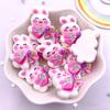 10PCS Resin Colorful Rabbit Lollipop Gift Box Cats Bear Cake Dog Flat back Figurines Scrapbooks DIY Bow Decor Accessories Crafts