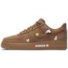 Air Force 1 Plum Blossom Tarepanda, Lazy Panda, Classic Vintage Low Top Skateboard Shoes Unisex Wheat CJ9179-200(Team56-)