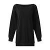 Fashion Leisure Women Long Sleeve Neck Off Shoulder Shirt Tunic Blouse Tops