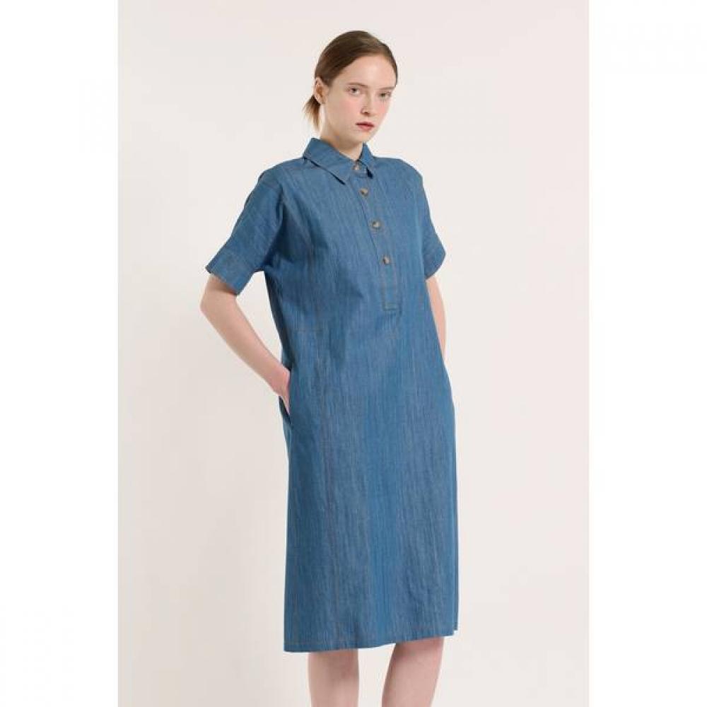 Bcbg Denim Straight Dress B5m4o681 indigo (60)/55