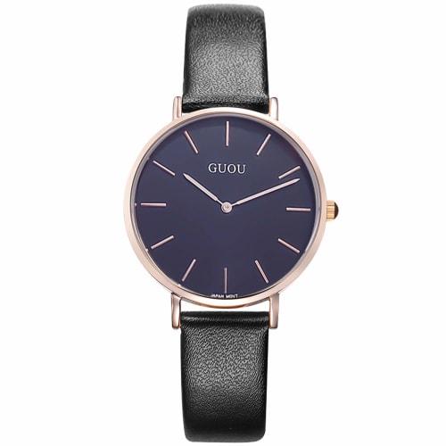 

RORIOS Women s Watch, Simple Leather Band, Date Display, Quartz Movement, Analog Display, Waterproof, Fashionable, Perfect for College Students, Casua