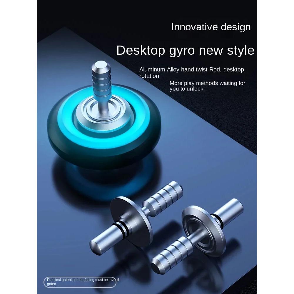 Fidget Spinner Alloy Luminous Light Hand Gyroscope Stress Toys R188 Silent Bearing STARRY SKY for Adults Male Christmas Gift