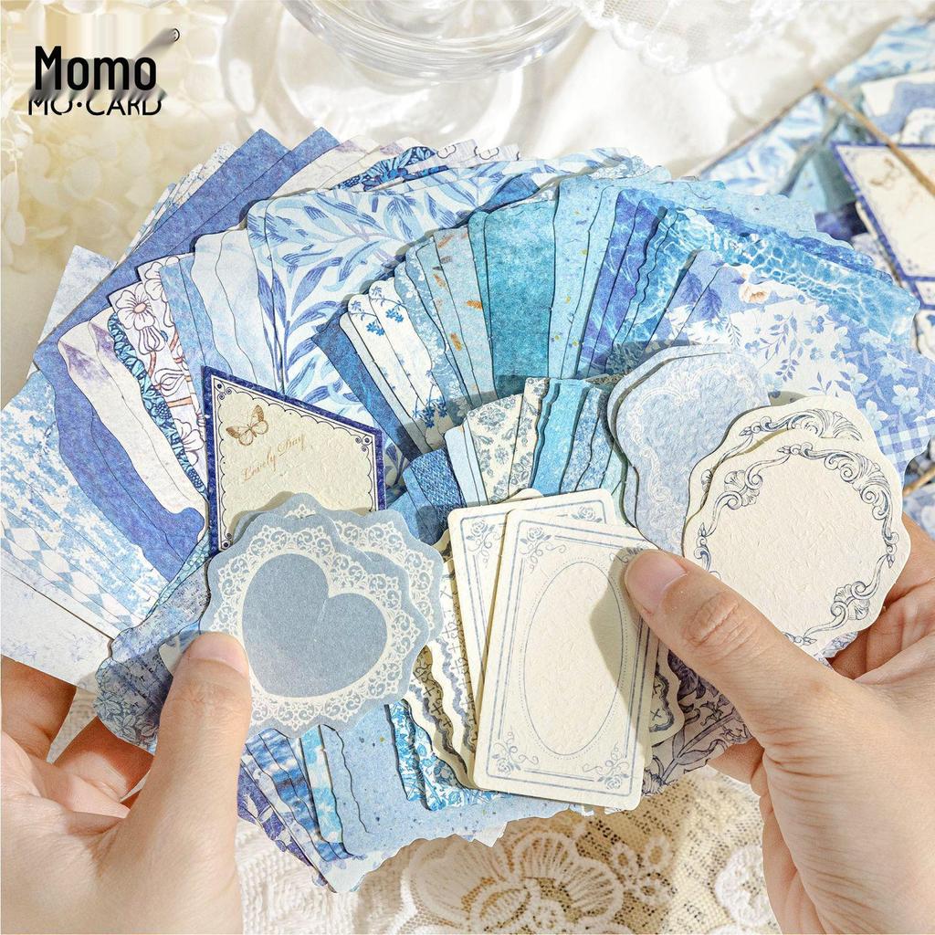 Mo Mo Retro Journaling Set: 100 Sheets, 4 Styles, Double Enjoyment Series
